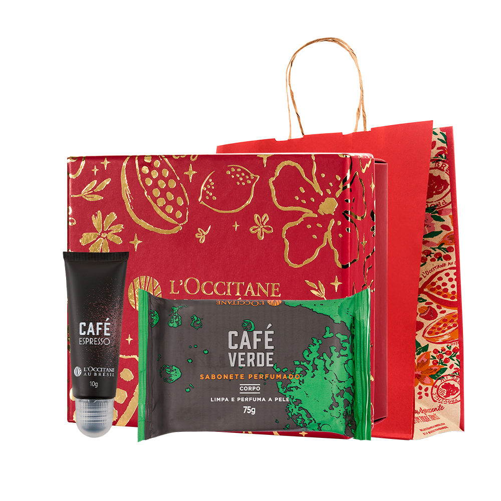 Presente com Sabonete e Fragr&acirc;ncia em Gel Caf&eacute; Verde, ,  large image number 0